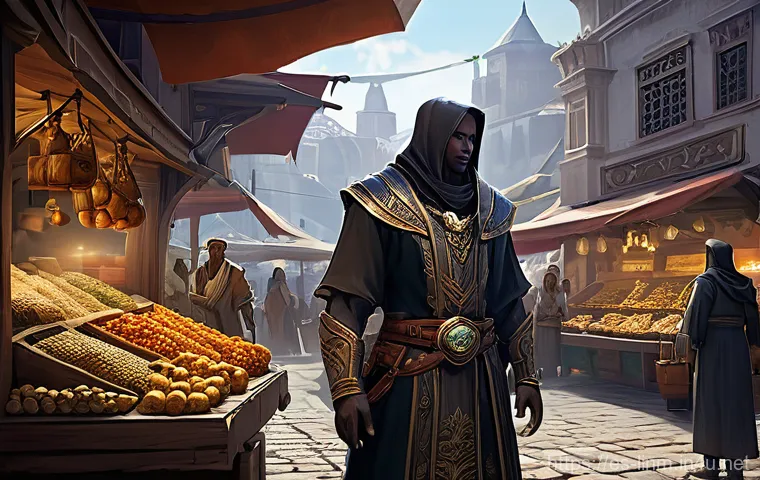 리니지M 유물 아이템 정보 - **Prompt: "A solitary Royal Knight, clad in ornate but functional fantasy plate armor, stands in a d...